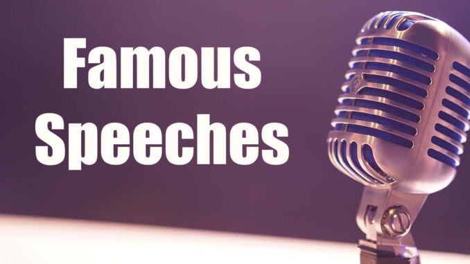 good speeches to listen to